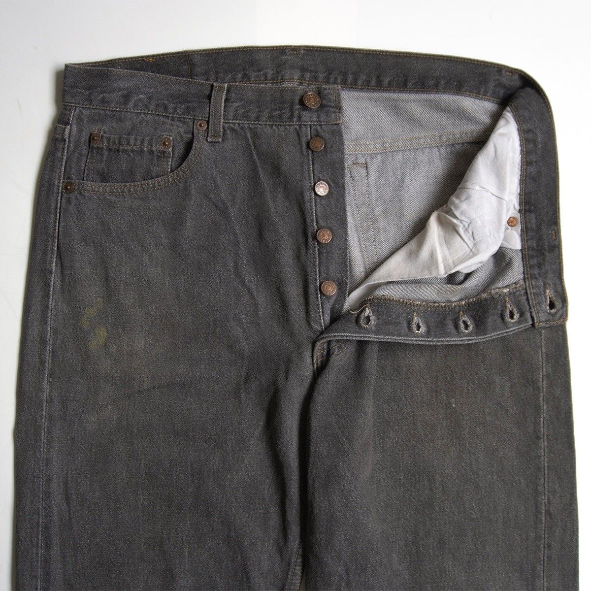 先染め】 LEVI'S 【90s/501 ブラックデニム デニムパンツ】36×34
