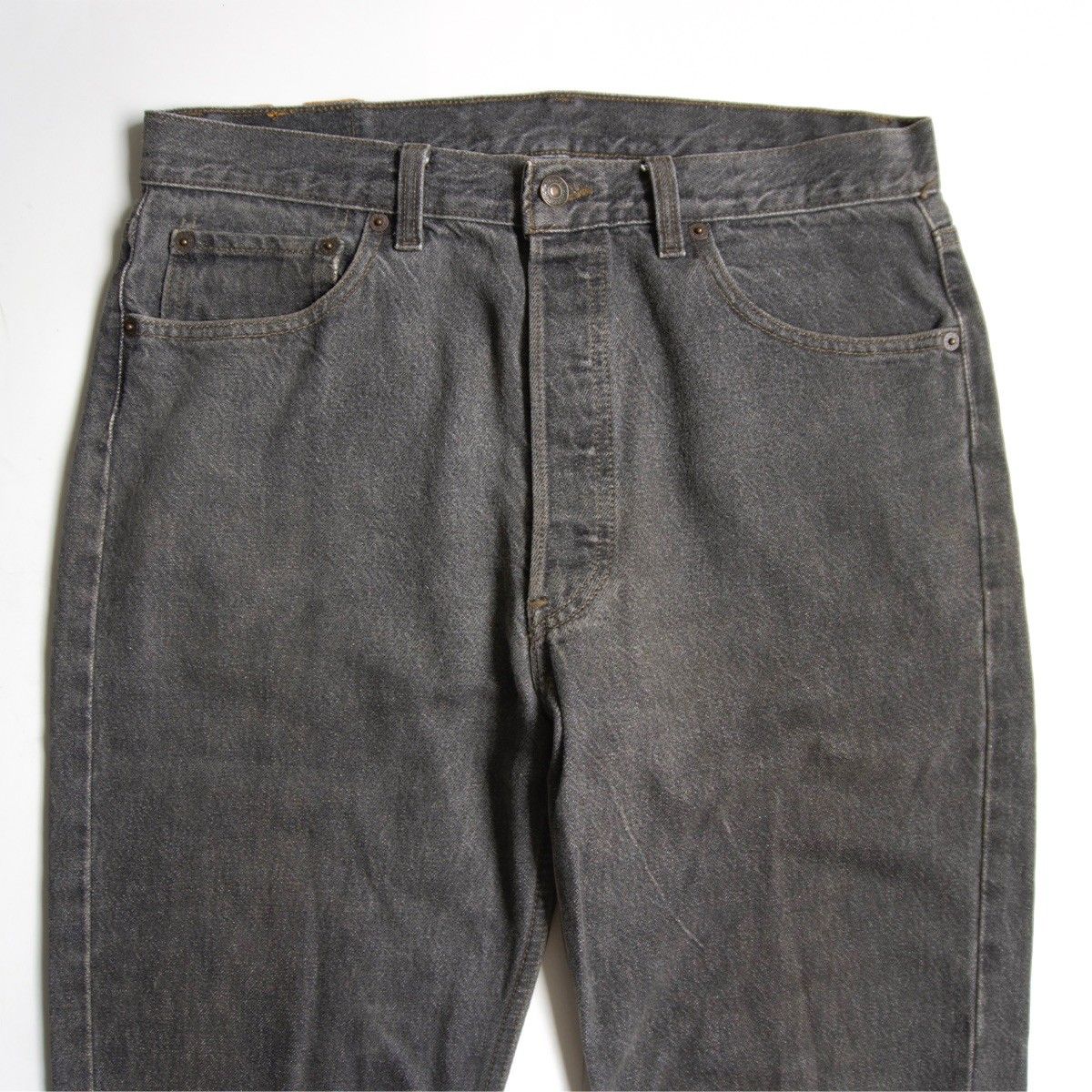 先染め】 LEVI'S 【90s/501 ブラックデニム デニムパンツ】34×32