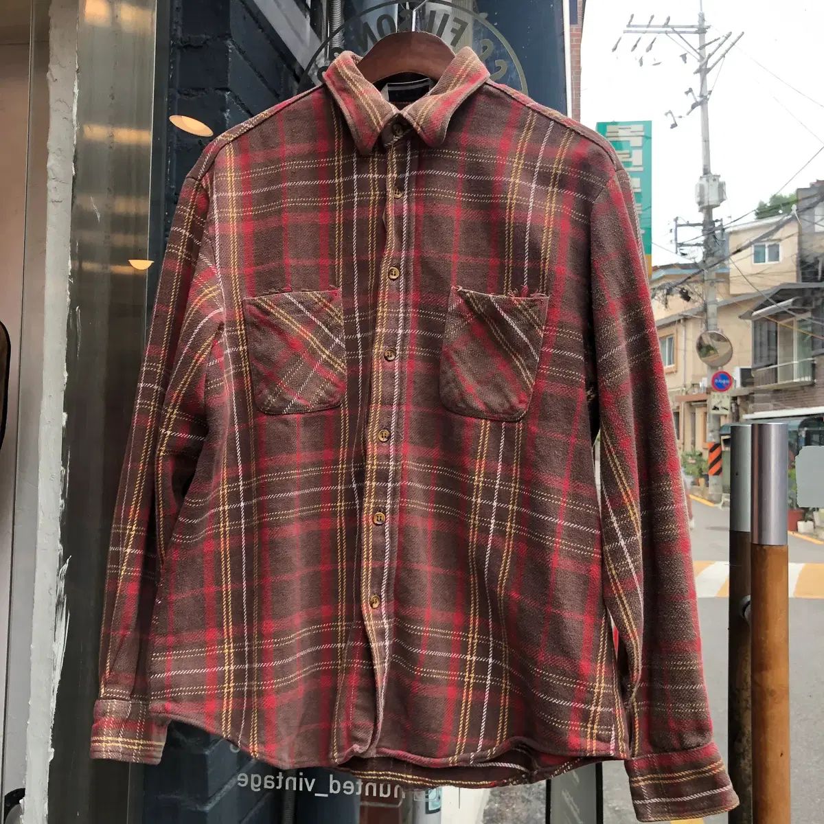 80年代 ビックマック フランネルシャツ L