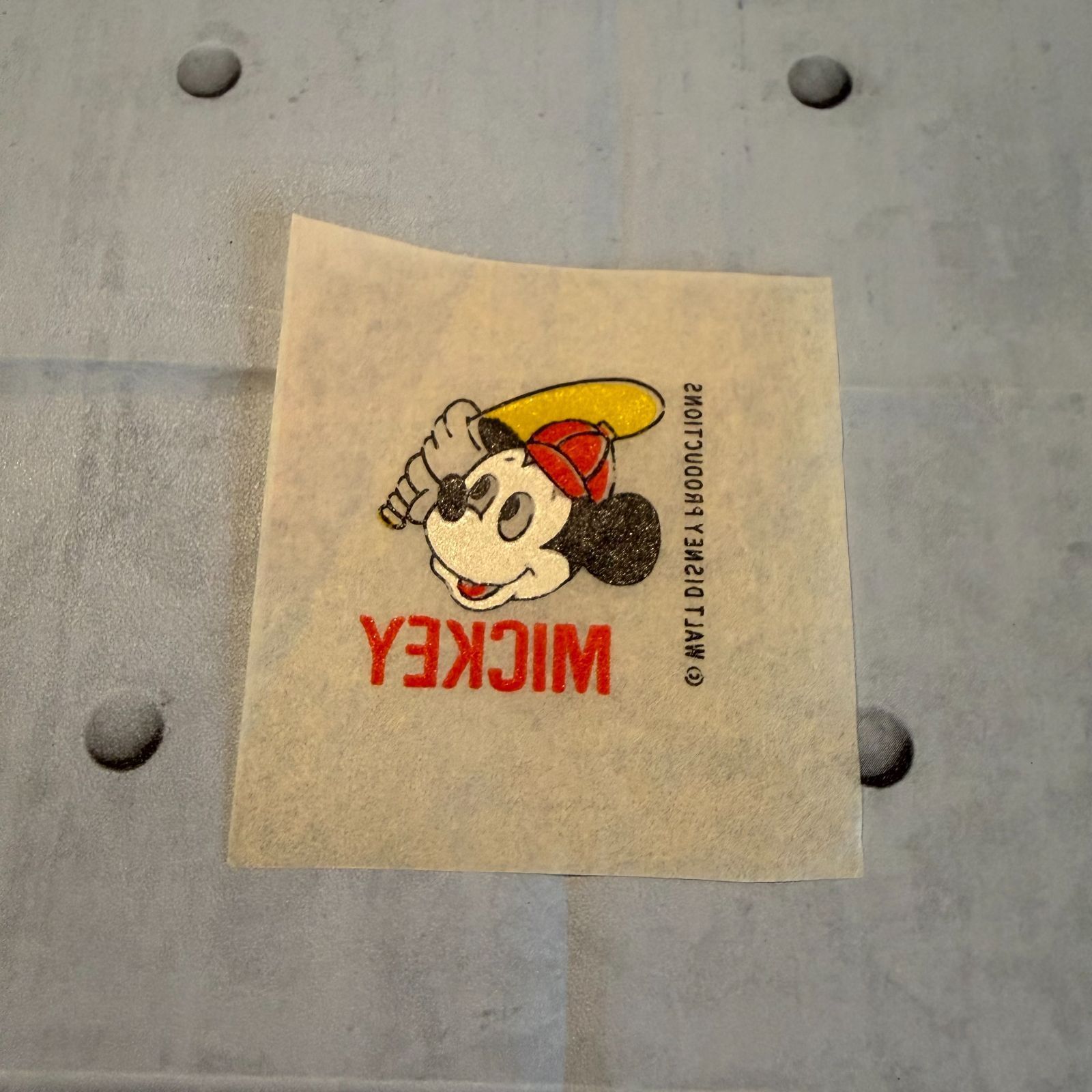 50's ヴィンテージ 転写シート アイロンプリント 古着 アメカジ ワーク
