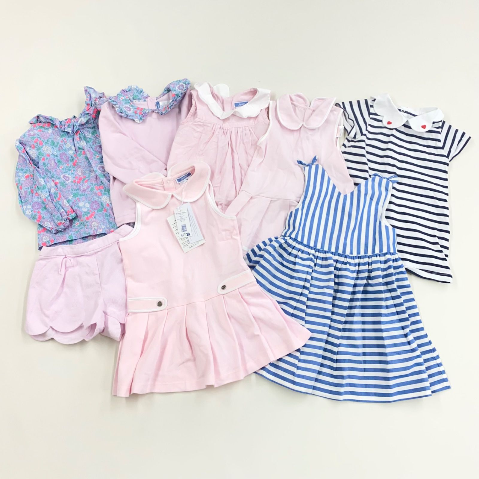 m5743 ジャカディ Jacadi ワンピース4点 トップス3点 パンツ1点 まとめ 