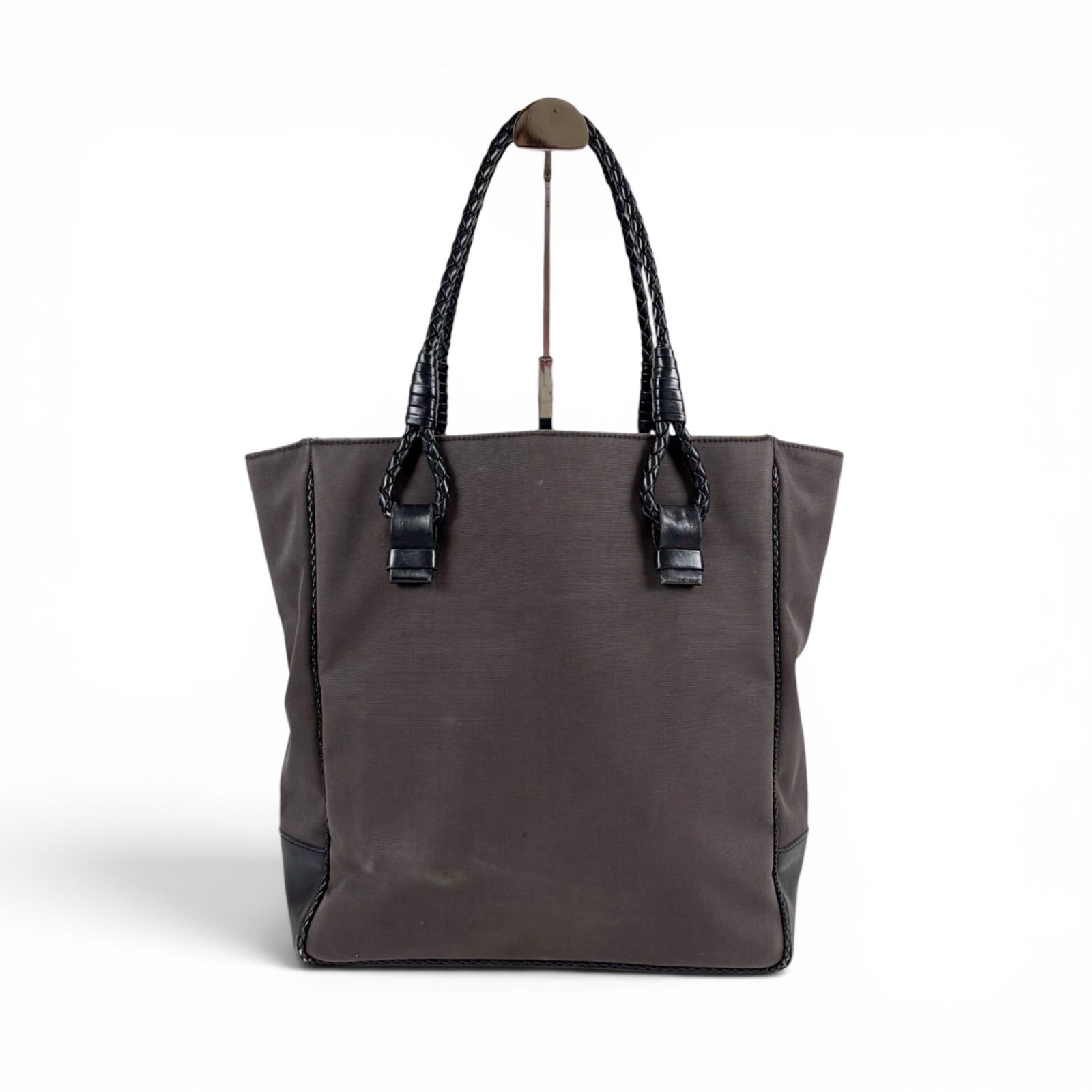 ボッテガヴェネタ BOTTEGA VENETA キャンバス イントレチャートレザー