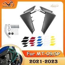 For YAMAHA MT-09 MT09 MT 09 SP Motorcycle Accessories Sport Downforce Naked Side Spoilers Panel Wing Deflector 2021-2023 2022