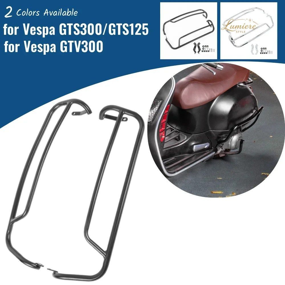 For GTS300 GTV300 Engine Guard Bumper Motorcycle Highway Crash Bar For Vespa GTS GTV 300 2007-2022 Frame Protector Accessories
