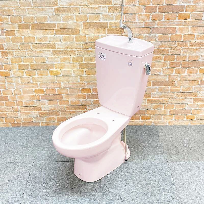 ピンク toto 古い トイレ 便座 ウォシュレット 電気温水便座 TOTO