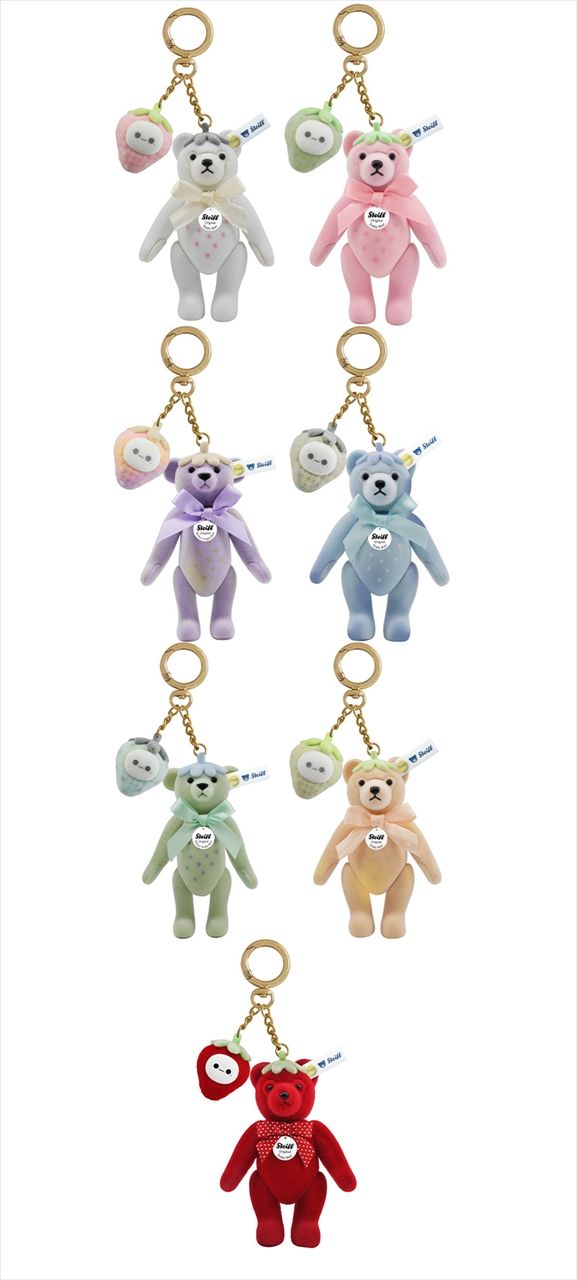 【ARTOX】GOODBAI GOODEES × STEIFF × ARTOX ストロベリー テディベア ブラインドボックス 1BOX入数：6