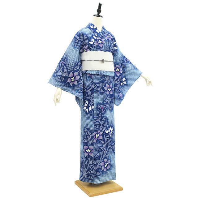 新古品】 有松 浴衣 本場有松鳴海絞り 夏物 未使用 ゆかた 絞り 木綿