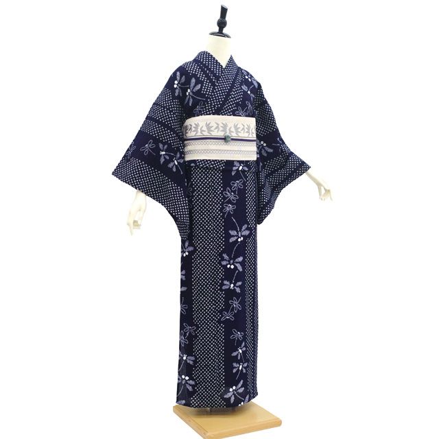 有松鳴海絞り　浴衣　美品 中古】 有松 浴衣 本場有松鳴海絞り 夏物 リサイクル ゆかた 絞り 木綿