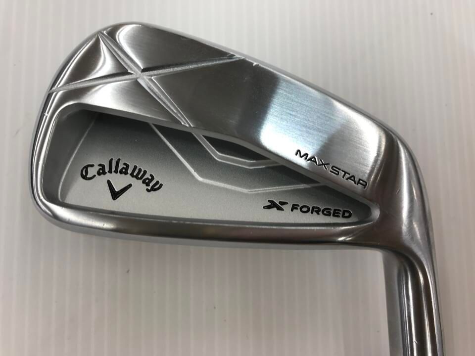 キャロウェイ　X FORGED MAX STAR　fujikura MC80　Sフレックス　アイアンセット　中古【最短即日発送】