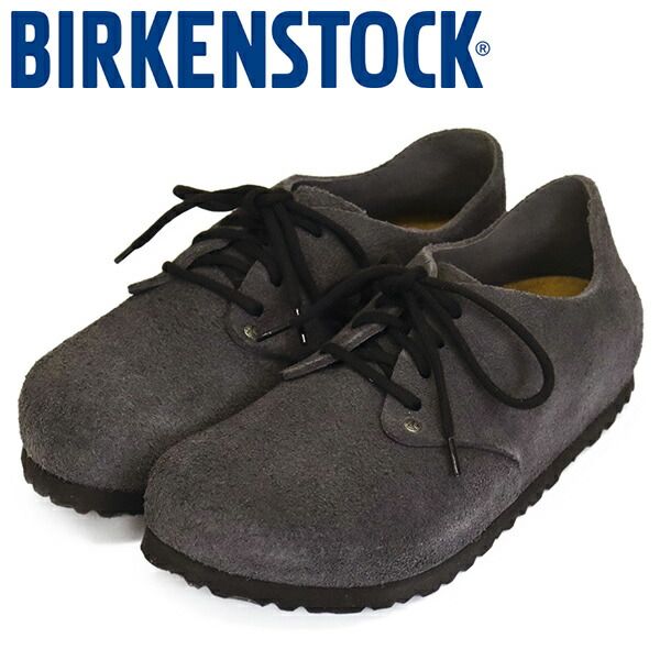 BIRKENSTOCK (ビルケンシュトック) 1031747 MAINE メイン スエードレザーシューズ CHARCOAL ナロー BI588 ナロー 39-約25.0cm