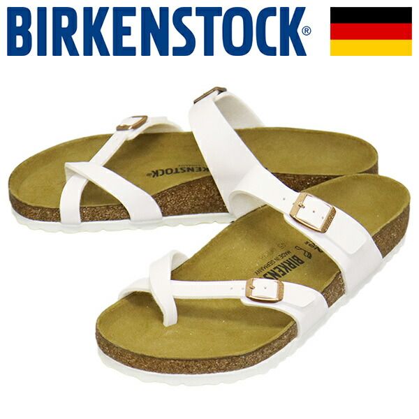 BIRKENSTOCK (ビルケンシュトック) 1014190 MAYARI マヤリ ビルコフローサンダル WHITE レギュラー BI585 レギュラー 39-約25.0cm