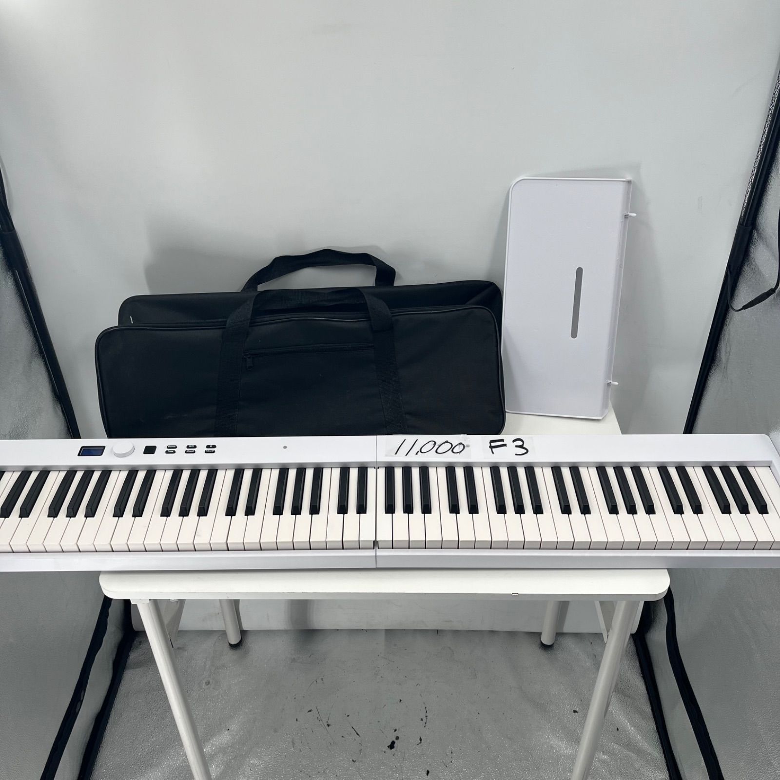 Longeye FOLD PRO 電子ピアノ 88鍵盤 折りたたみ式 キーボード ケース