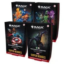発売日前日出荷 特価 マジック：ザ・ギャザリング マーベル スーパー・ヒーローズ 統率者デッキ4種セット 英語版
