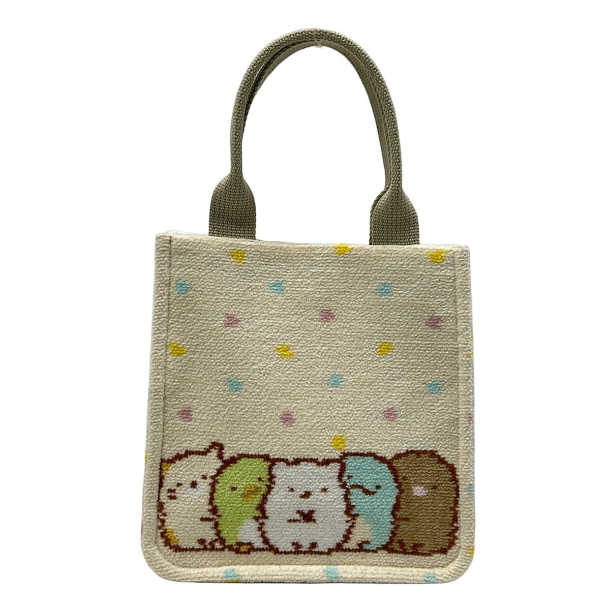 FEILER(フェイラー) トートバッグ美品 - アイボリー×ライトピンク×マルチ すみっコぐらし