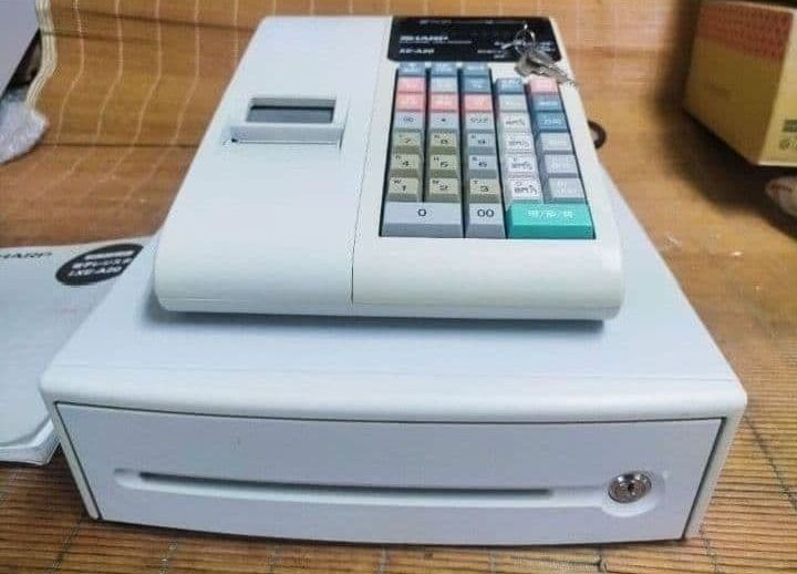 シャープレジスター XE-A20 店名設定無料ロゴ可能機種 000340 - メルカリ