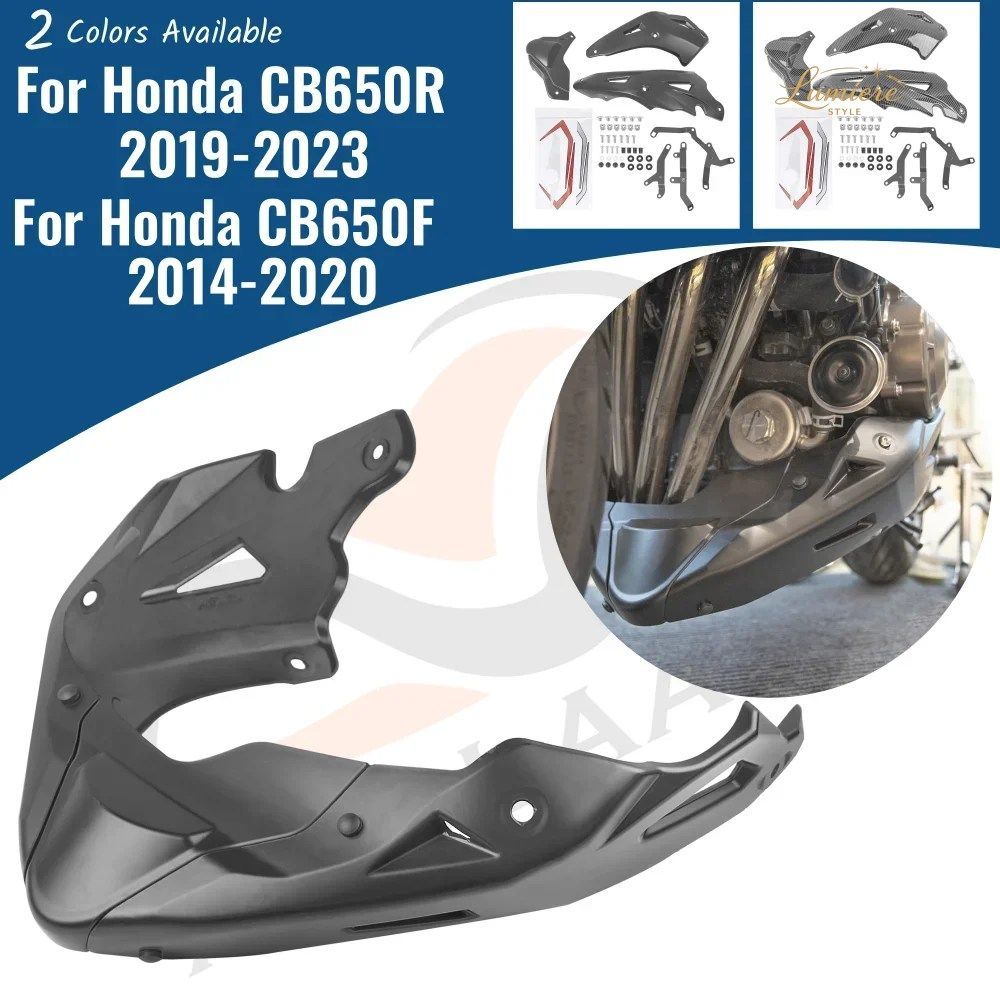 Motorcycle Belly Pan Lower Engine Spoiler Fairing Guards Cover For Honda CB 650R 2019-2023 CB650R CB650FE CB650F Accessories