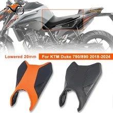 For KTM 790Duke 890Duke Duke 790 890 Motorcycle Front Driver Seat Rider Cushion Pad Lower Reduced by 20mm 2018-2024 2023 2022