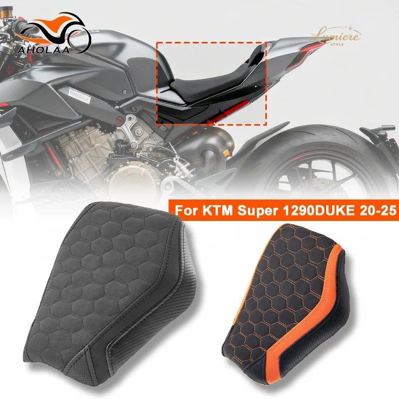 For KTM Super 1290DUKE DUKE 1290 Motorcycle Front Driver Rider Seat Cushion Standard Raised Height 2020-2025 2024 2023 2022 2021