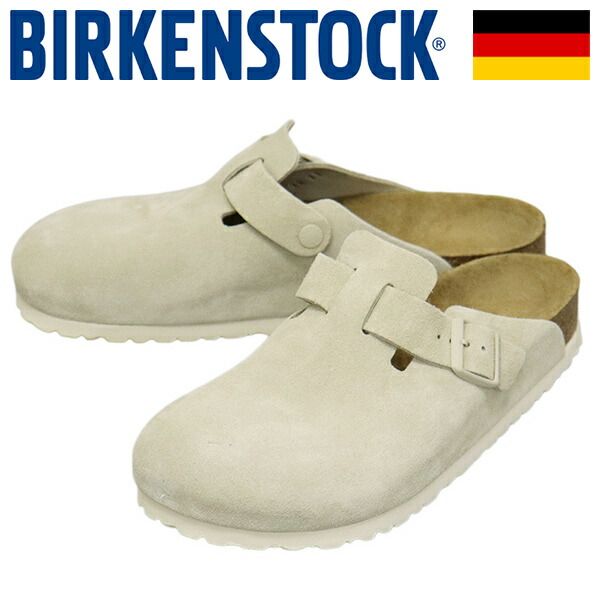 BIRKENSTOCK (ビルケンシュトック) 1031623 BOSTON ボストン スエードレザーサンダル OYSTER レギュラー BI582 レギュラー 42-約27.0cm