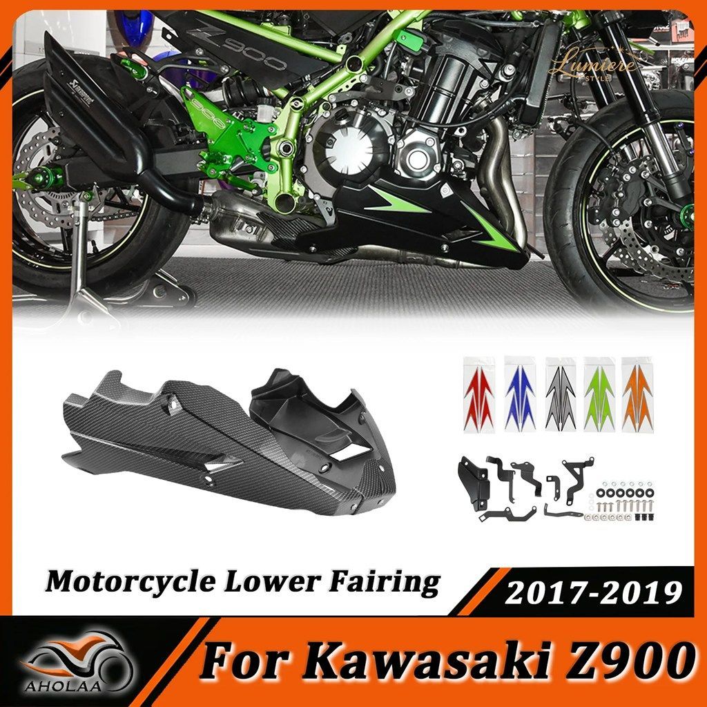 Belly Pan Lower Engine Spoiler Fairing Cover For Kawasaki Z 900 Z900 Motorcycle Accessories Body Frame Panel 2017 2018 2019