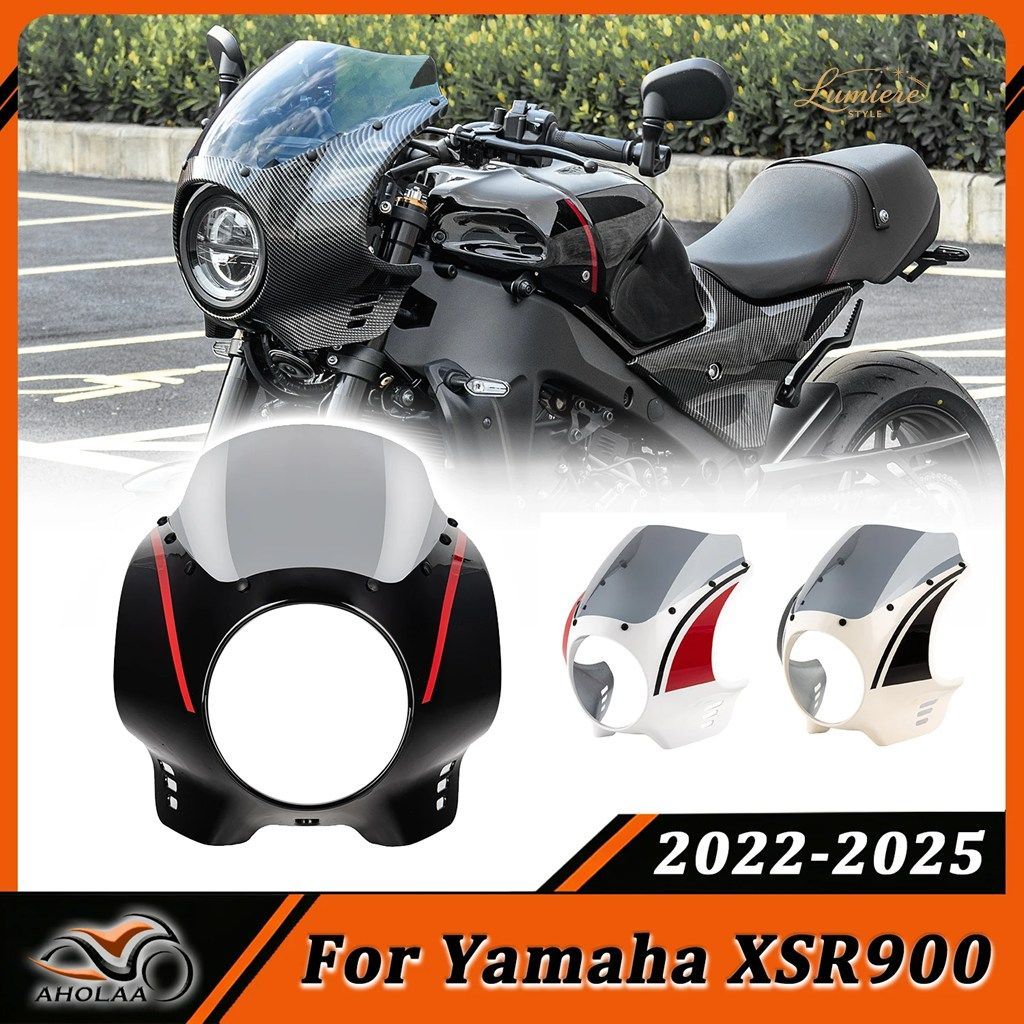 For Yamaha XSR900 xsr XSR 900 Front Headlight Cover Windscreen Windshield Fairing Head Light Wind Screen Shield 2022-2025