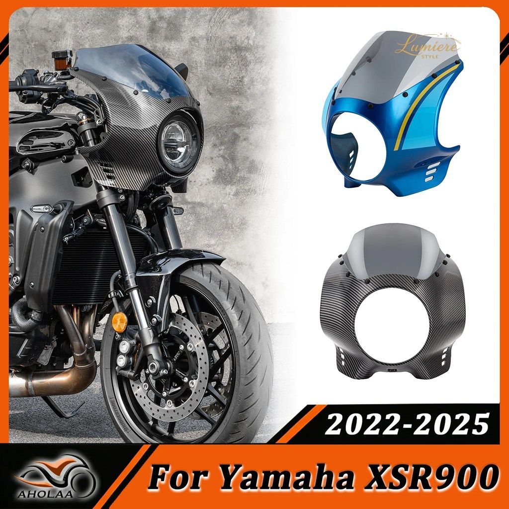 For Yamaha xsr XSR 900 XSR900 Front Headlight Cover Windscreen Windshield Fairing Head Light Wind Screen Shield 2022-2025