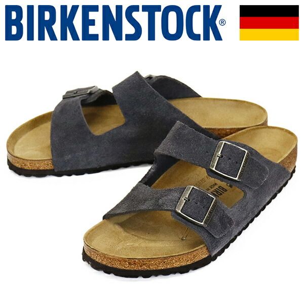 BIRKENSTOCK (ビルケンシュトック) 1031632 ARIZONA アリゾナ スエードレザーサンダル CHARCOAL レギュラー BI589 レギュラー 42-約27.0cm