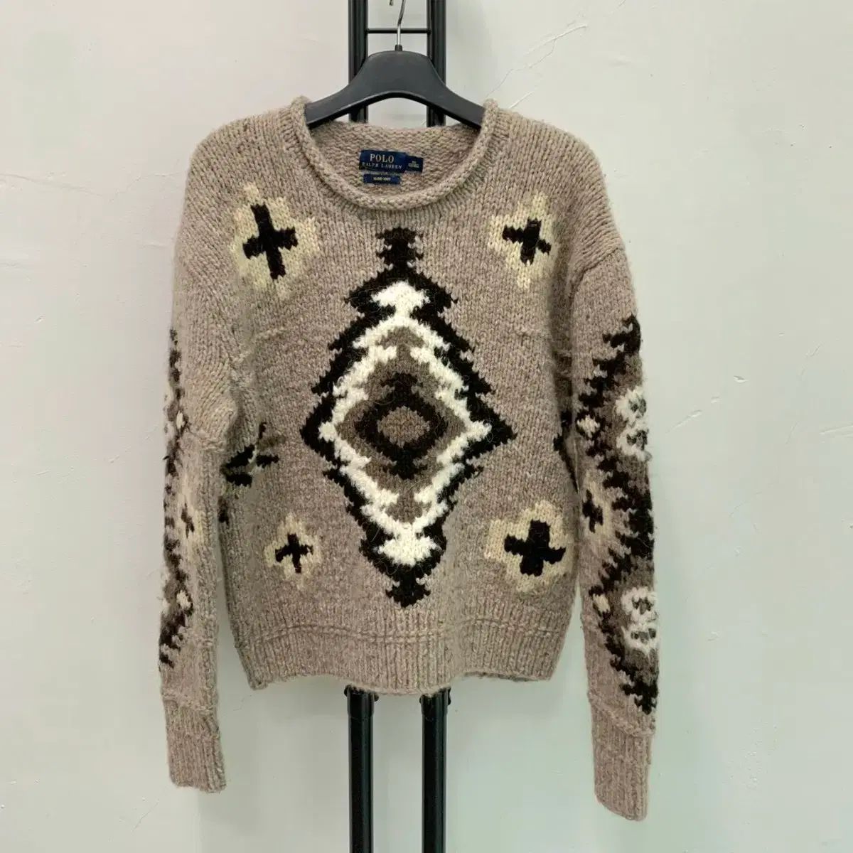 正規品 ポロ ラルフローレン アルパカ カシミア ニット ベージュ パータン