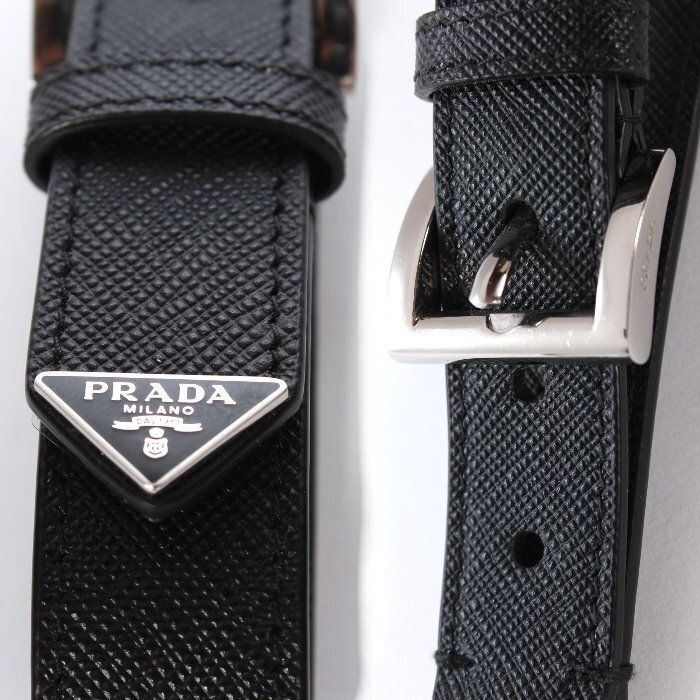 PRADA プラダ サフィアーノレザー キーチェーン 2PP186 053 F0002 NERO