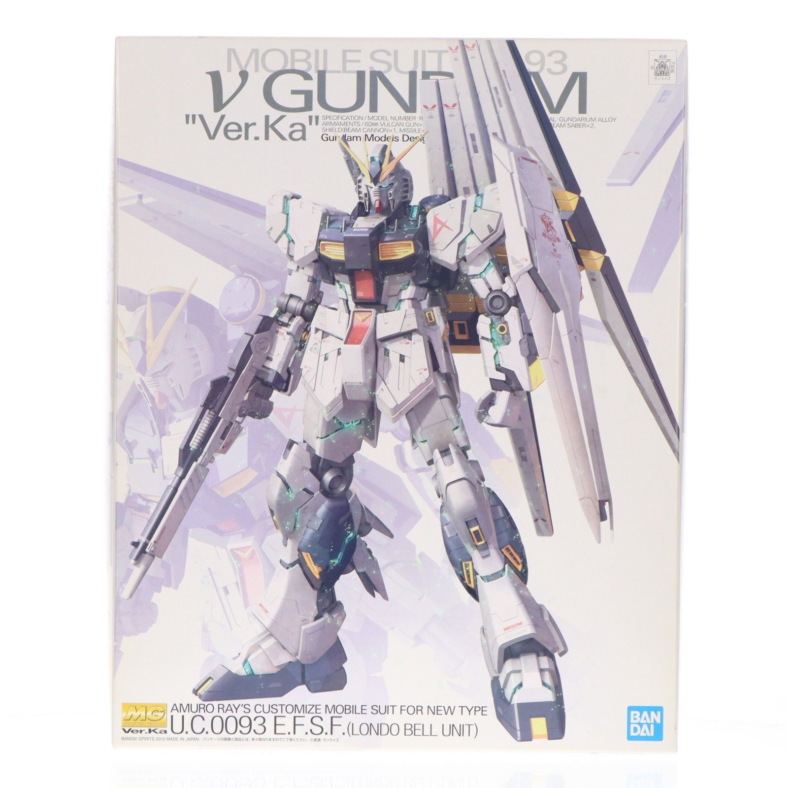 MG 1/100 RX-93 νガンダム Ver.Ka 機動戦士ガンダム 逆襲のシャア プラモデル バンダイスピリッツ
