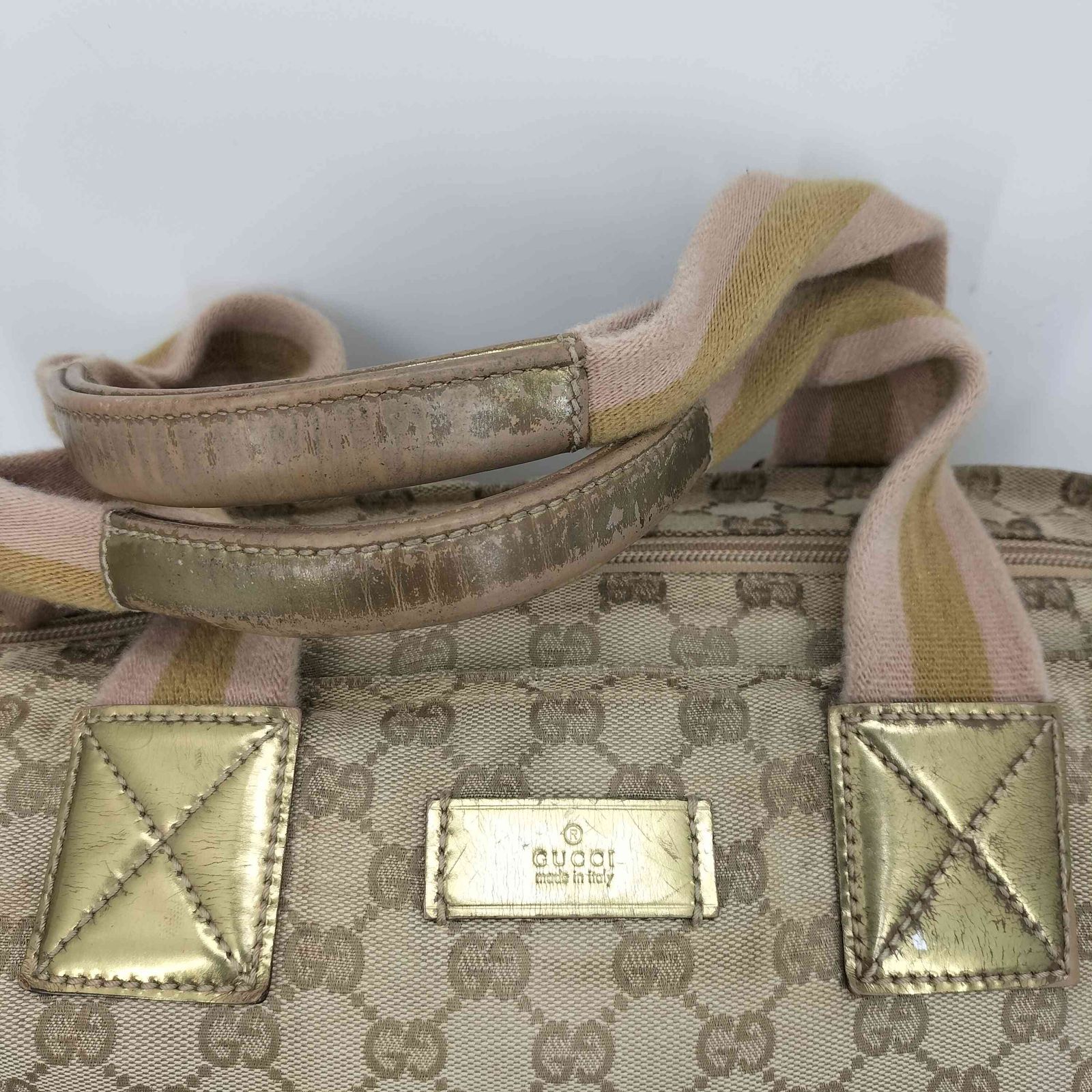 グッチ GUCCI GGキャンバス シェリーライン ハンドバッグ トートバッグ