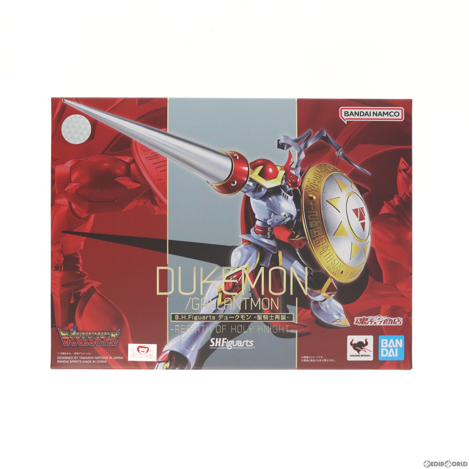魂ウェブ商店限定 S.H.Figuarts(フィギュアーツ) デュークモン -聖騎士再誕- デジモンテイマーズ 完成品 可動フィギュア バンダイスピリッツ