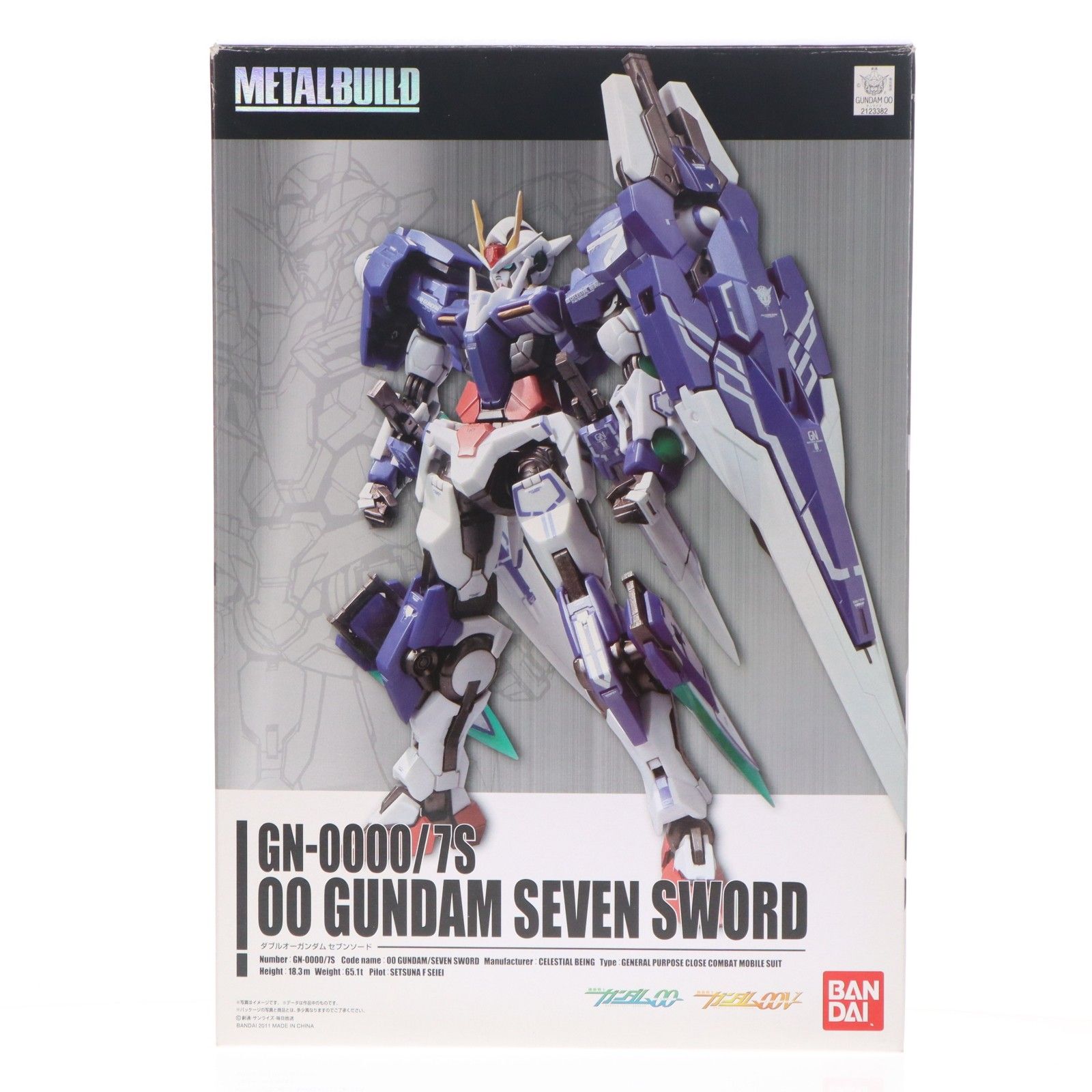 METAL BUILD ダブルオーガンダム セブンソード 機動戦士ガンダム00(ダブルオー) 完成品 可動フィギュア バンダイ