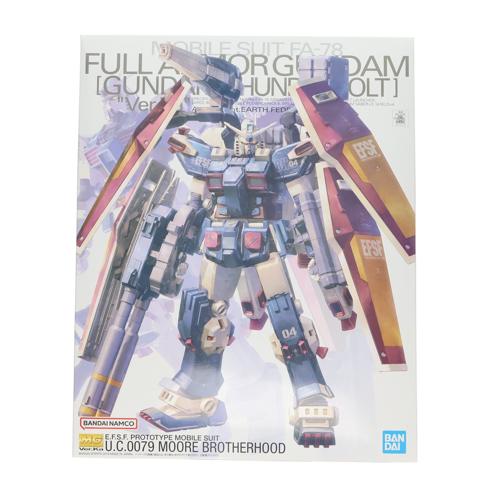(再販) MG 1/100 FA-78 フルアーマー・ガンダム Ver.Ka(GUNDAM THUNDERBOLT Ver.) 機動戦士ガンダム サンダーボルト プラモデル(5063049) バンダイスピリッツ