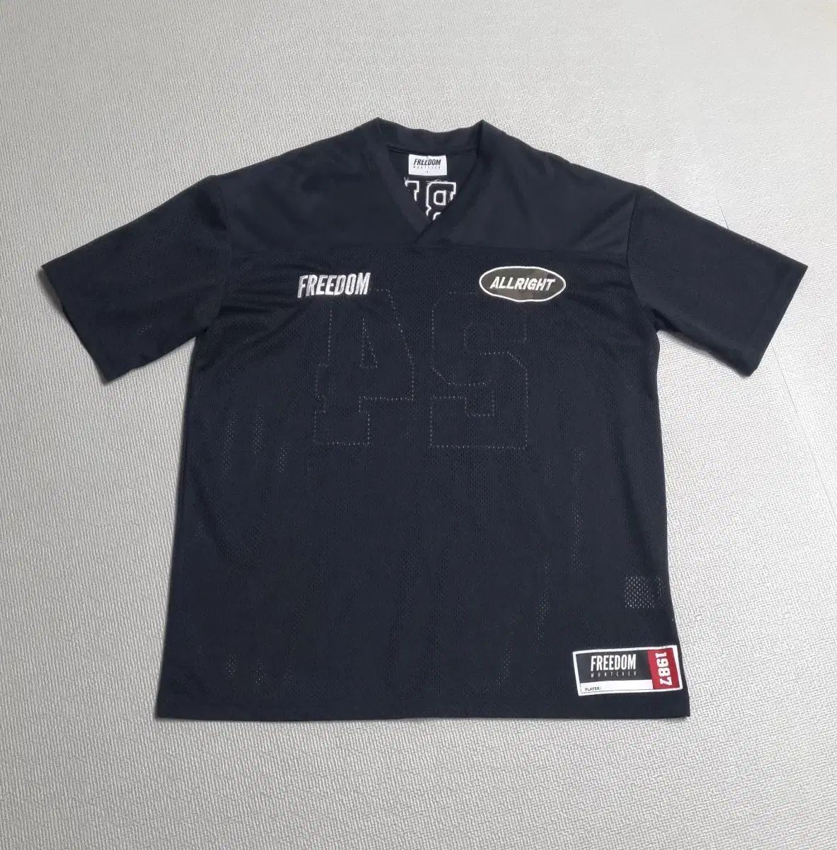 FREEDOM ALLRIGHT カモフラ ラグビー メッシュ Tシャツ