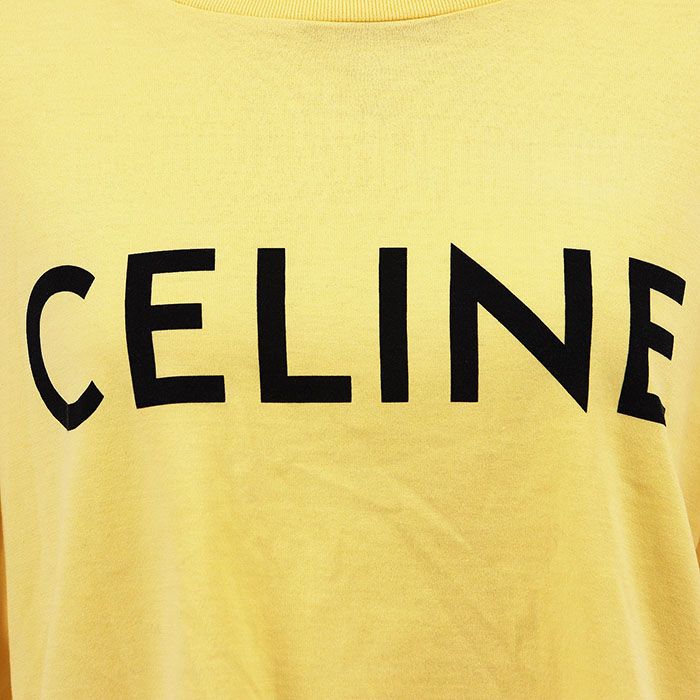 CELINE セリーヌ Tシャツ クロップド サイズ L レディース ロゴ