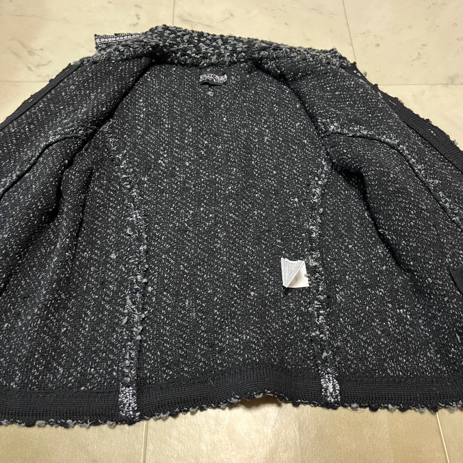 VALENZA SPORTS バレンザスポーツ ニットジャケット ラインストーン 