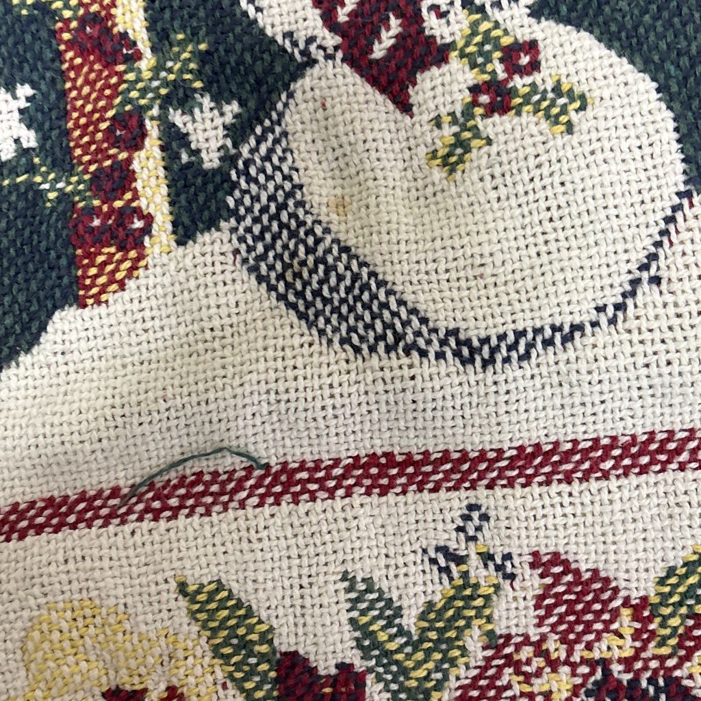 vintageラグ ブランケット マルチカバー タペストリー カントリー カレンダー 季節 Rug Blanket Calendar 3296