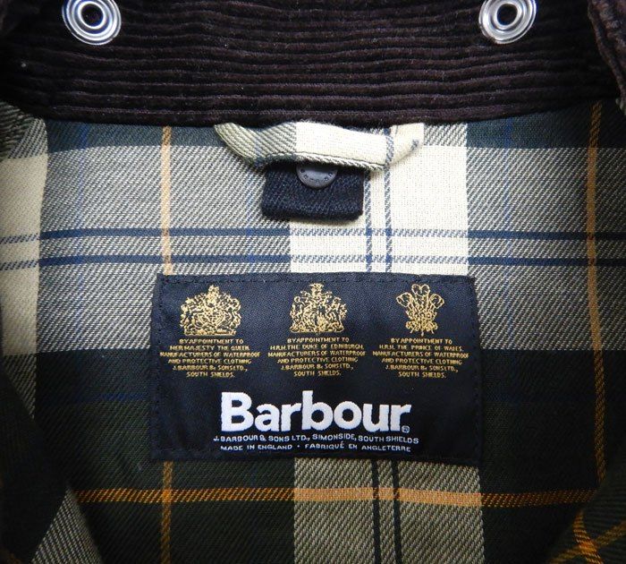 Barbour/バブアー/オイル加工/ジャケット/サイズ40/サイズL/ダーク