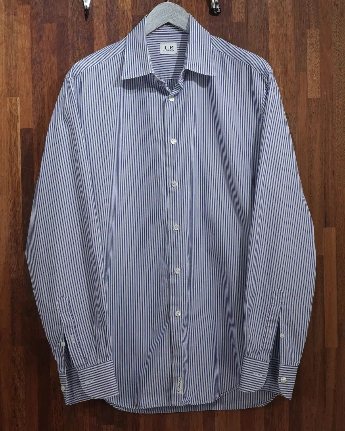 C.P. COMPANY シーピーカンパニー コットン ストライプ シャツ #42