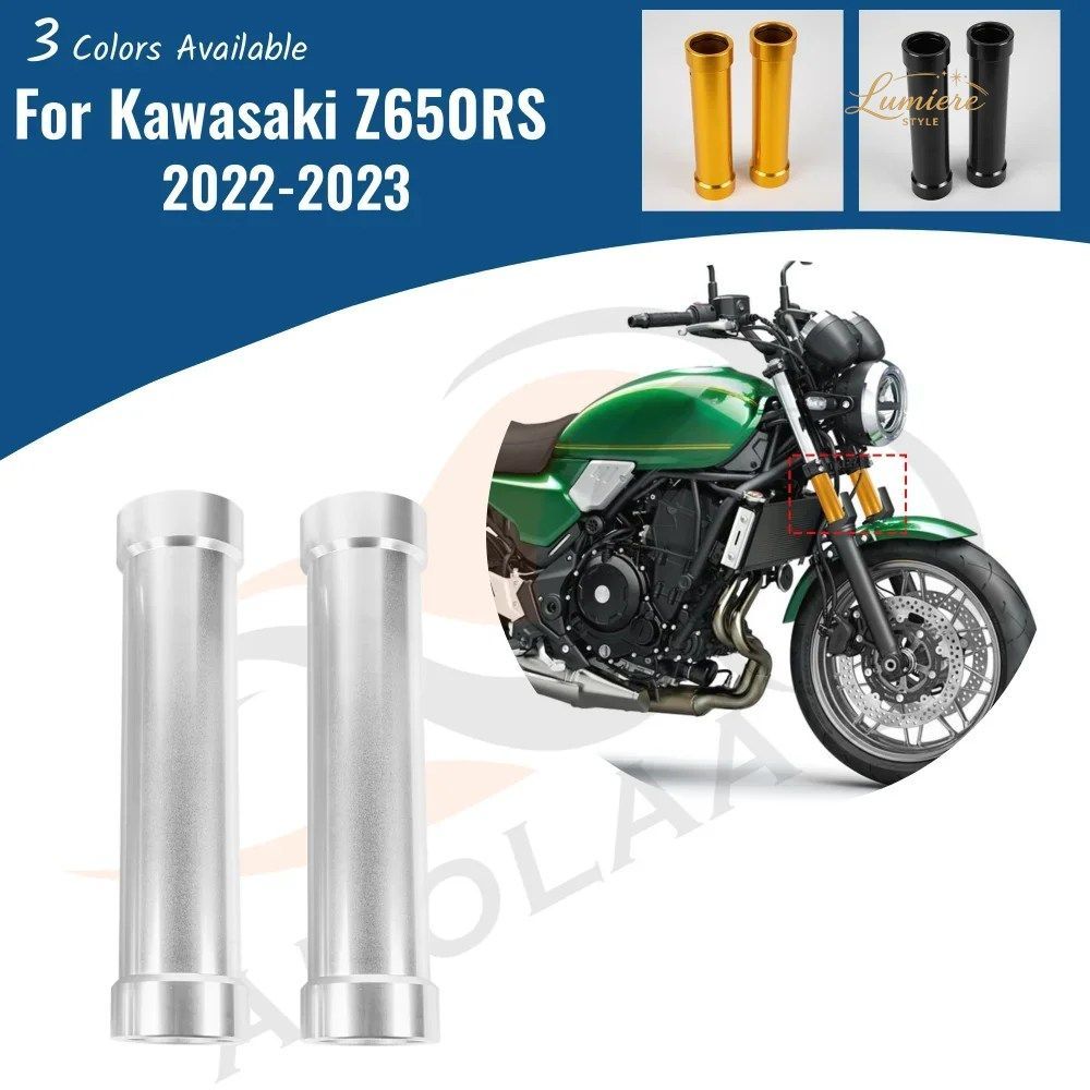 For Kawasaki Z650RS 2021-2024 Front Fork Boot Tube Slider Cover Motorcycle Shock Absorbers Cover Gaiters Z 650 Z650 RS Parts