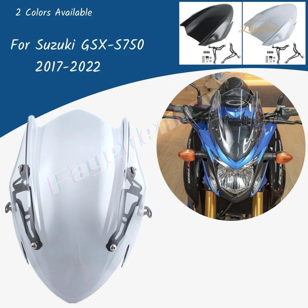Motorcycle Accessories Windscreen Windshield Bracket Dashboard Guard For Suzuki GSX-S750 GSX S 750 2017 2018 2019 2020 2021 2022