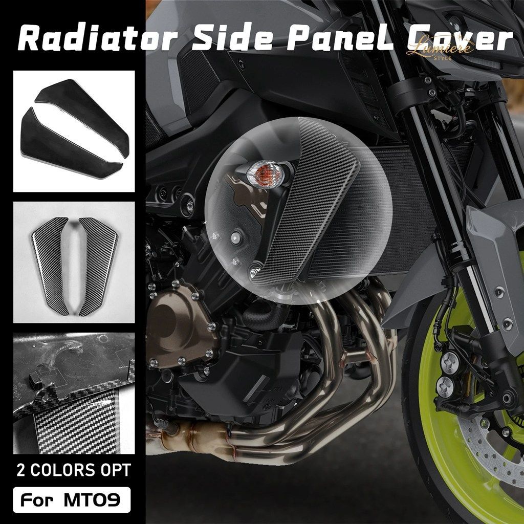 For Yamaha MT09 mt 09 2017-2020 Motorcycle Radiator Side Panels Cover Tank Water Cooler Side Fairing Protection