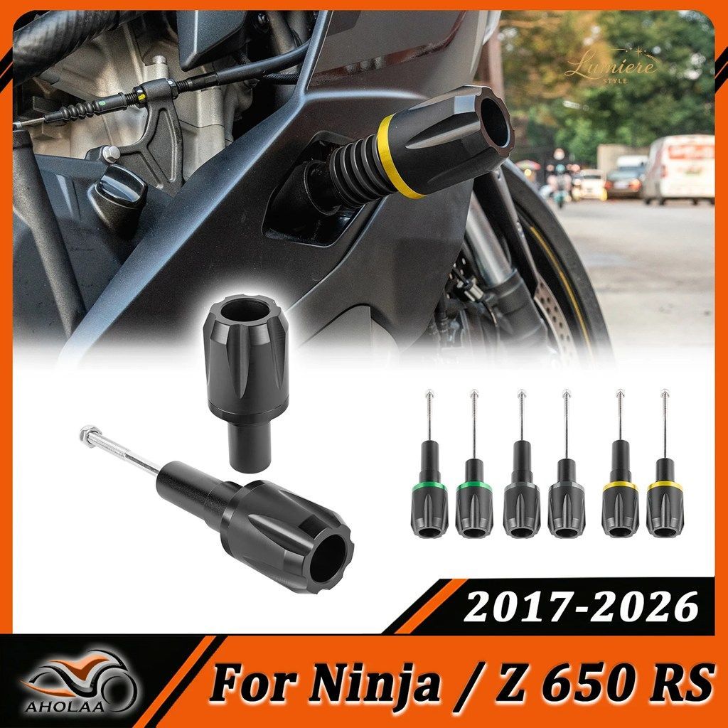 For Kawasaki z650 ninja 650 2017-2026 Motorcycle Slider Stator Guard Engine Cover Crash Pads For Z650 RS 2021-2026