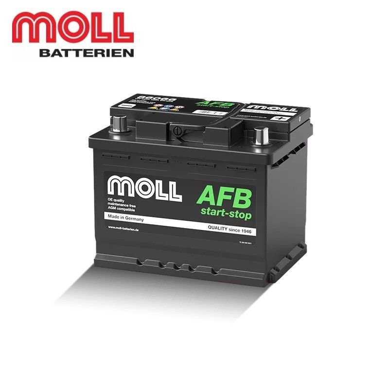MOLL バッテリー 86066 AFB(AGM) LN2 66Ah 680A MOLL最先端バッテリー ドイツ製 整備のプロが選ぶスペシャルバッテリー