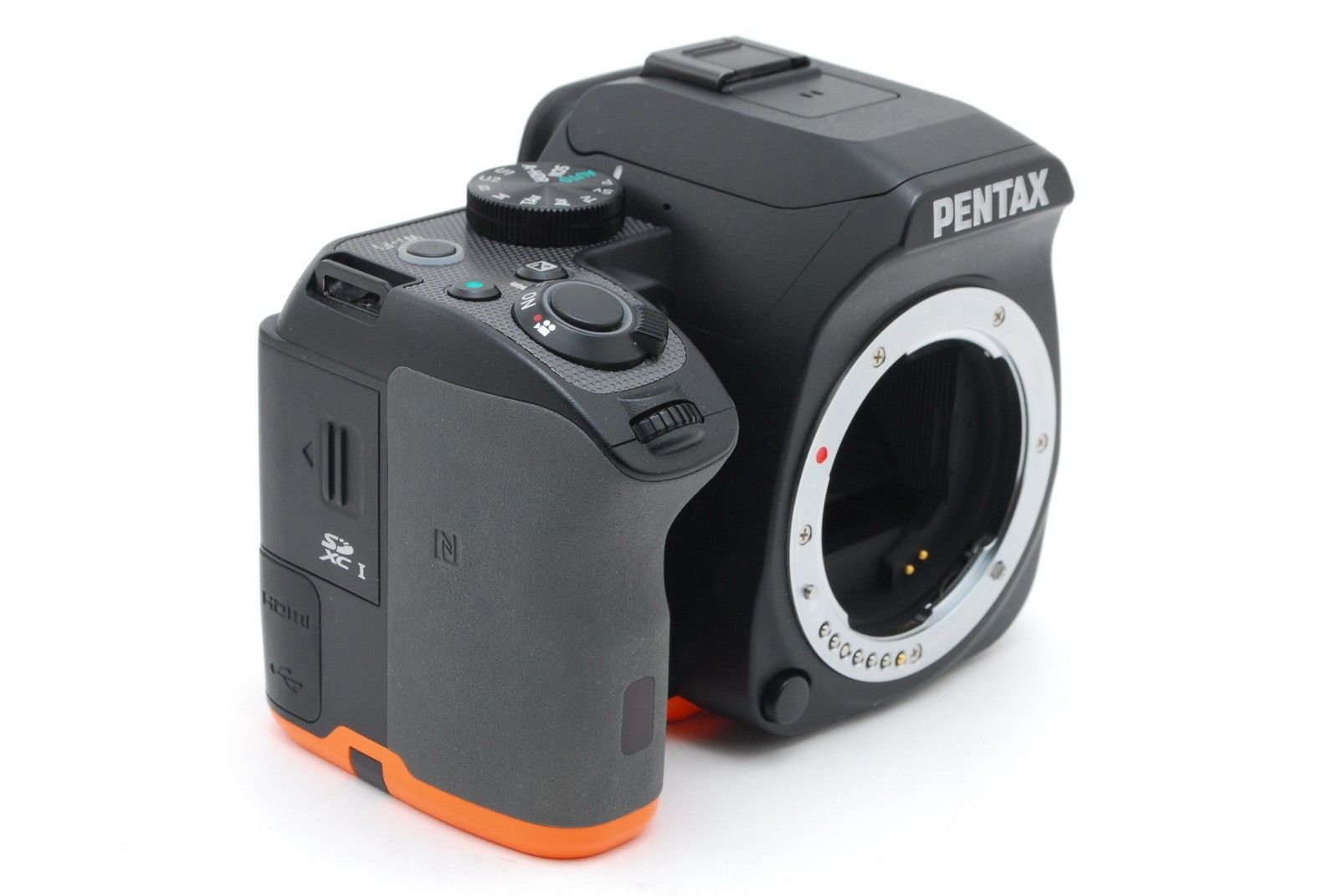 美品】PENTAX ペンタックス K-S2 Black/Orange ダブルレンズキット