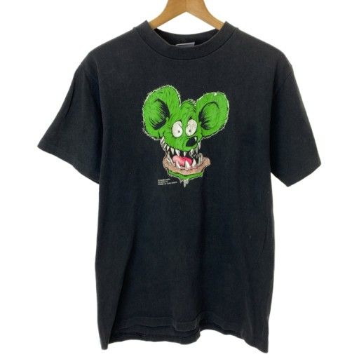 【中古】　All Sport　Tシャツ　90s vintage　90年代　OLD　半袖　トップス　クルーネック　キャラクター　ラットフィンク　プリント　USA製　古着　/1590｜詳細画像