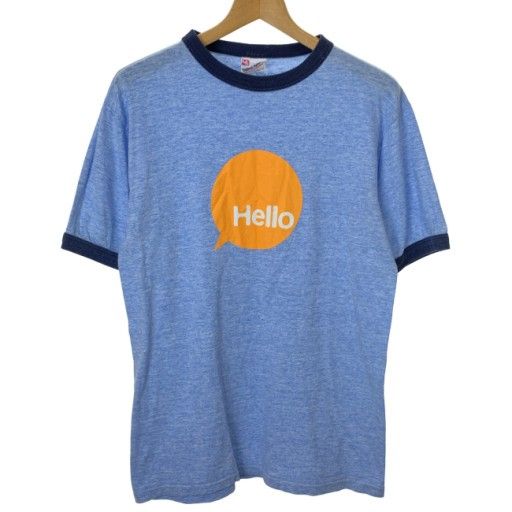 【中古】　United Sports　リンガーT　90s vintage　90年代　OLD　Tシャツ　半袖　トップス　クルーネック　プリント　USA製　古着　/1590