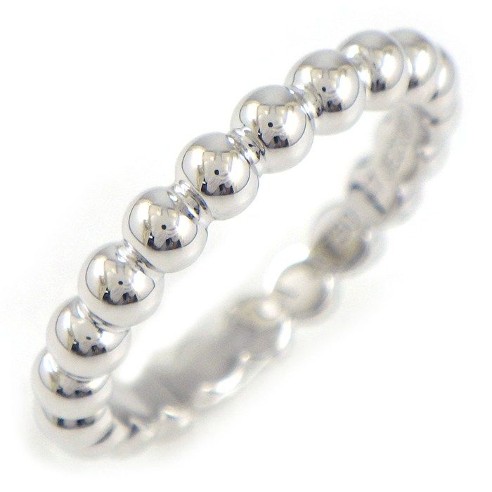 ヴァンクリーフ＆アーペル Van Cleef & Arpels リング ペルレ ゴールドパール ミディアム VCARN9PC00 K18WG 7号 / #47 【中古】 129,250円