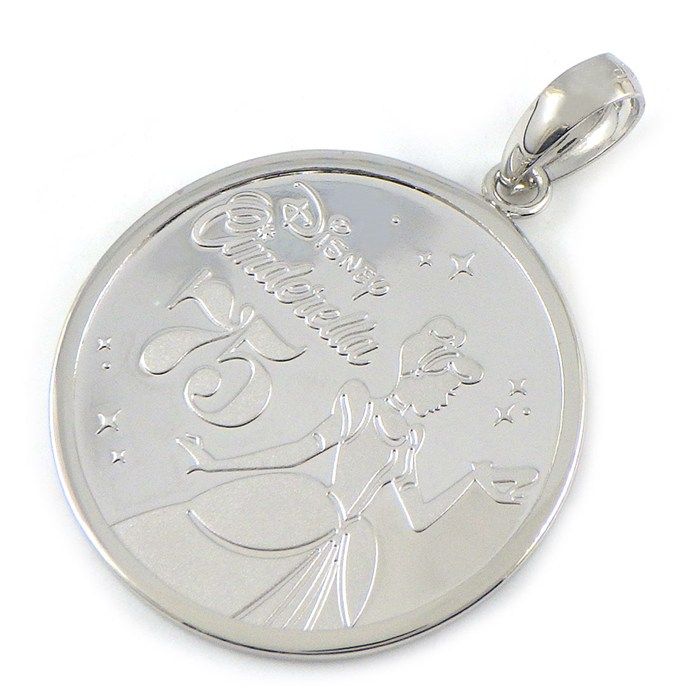 ディズニー Disney ペンダントトップ ンデレラ 1/10oz 2025年 1900枚 限定モデル メダル PT999